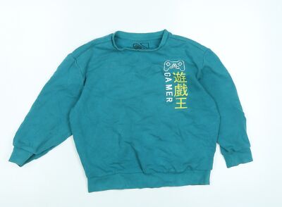 Urban Dept Jungen blau Polyester Pullover Sweatshirt Größe 7-8 Jahre - Gamer