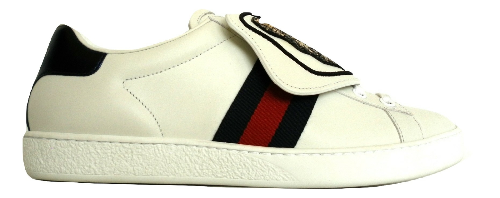 Купить GUCCI scarpe sneaker bassa ace patch GATTO pelle на Аукцион DE из  Германии с доставкой в Россию, Украину, Казахстан