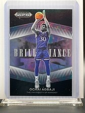 2022 Prizm Draft Picks Basketball - Ochai Agbaji - Silver Brilliance - RC-Kansas