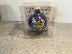Nba Los Angeles Lakers Snowflake Christmas Ornament Ebay
