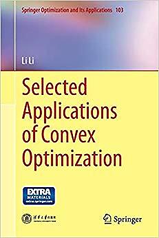 Selected Applications of Convex Optimization - New book - S9000z