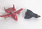 G1 Whisper & Powerglide Micromasters Transformers Air Patrol Vintage Stealth Jet