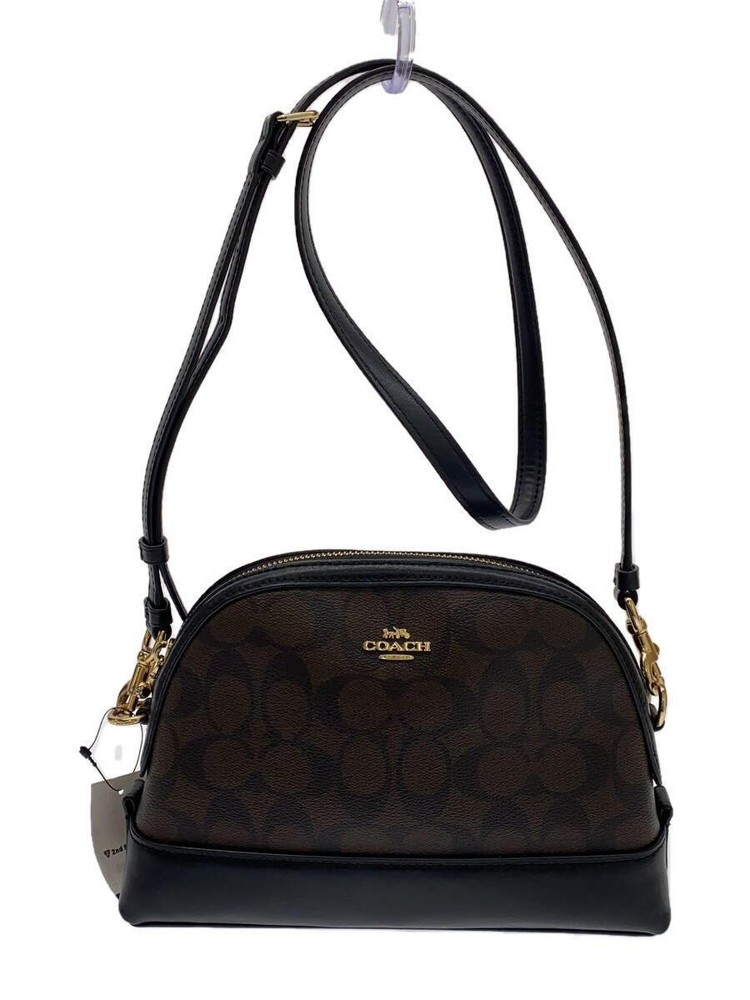 COACH Shoulder Bag BRW Total pattern F76674