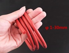 Silicone round strip silicone rubber high temperature resistant sealing stripRed