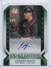  2013 Donruss Elite Status Chance Sisco Autographed Rookie Card 25/25 Auto