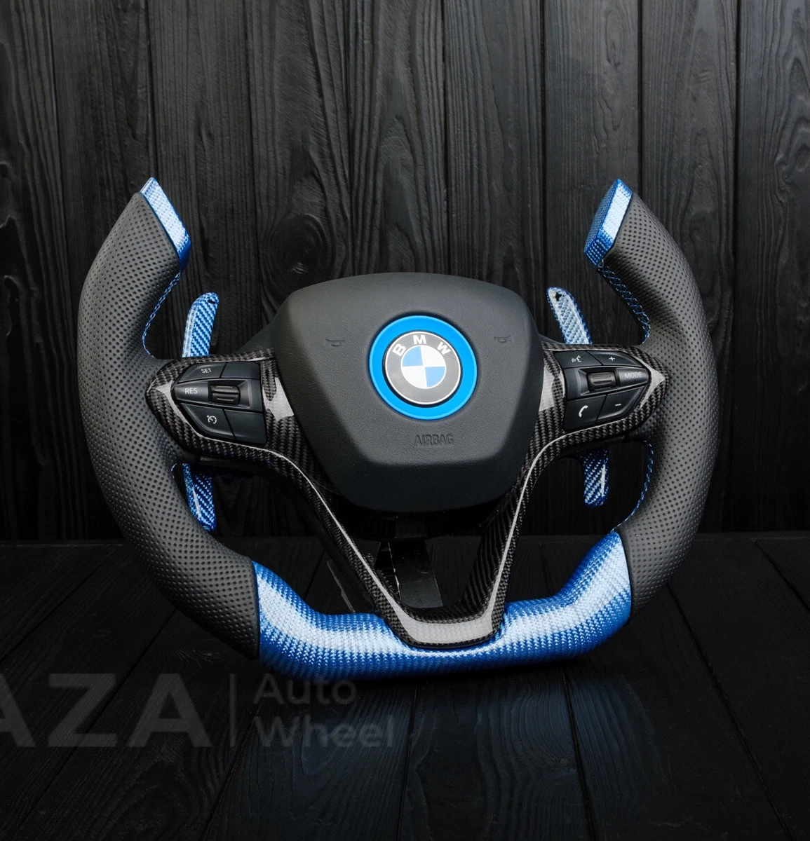 BMW i8 Custom steering wheel Carbon EXCLUSIVE OEM JET STYLE eBay