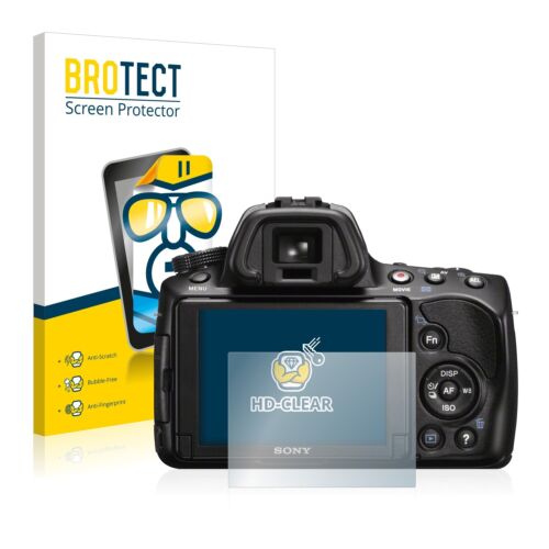 2x Film Protection Ecran pour Sony Alpha 37 (SLT-A37) Clair Protecteur - Photo 1/7