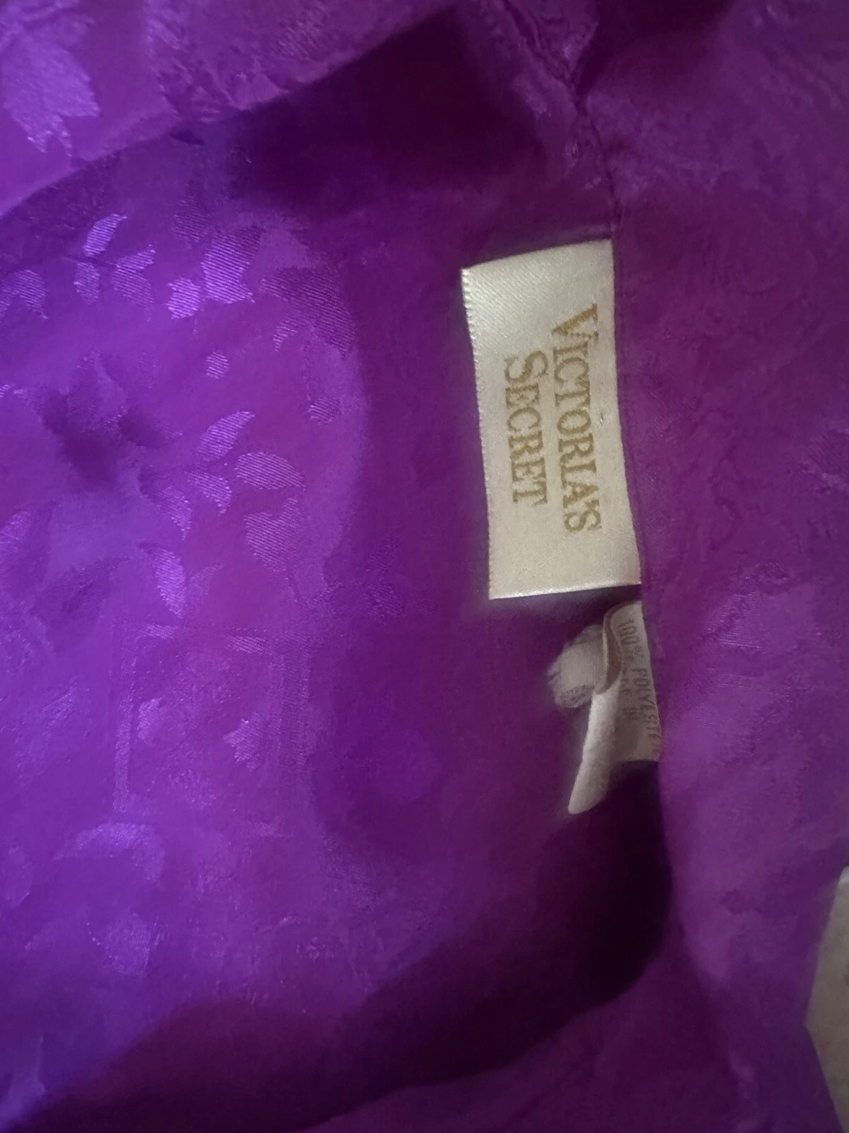 UNDERCOVER Pigiama Victoria's Secret G Label M L vintage raso pigiama caftano fucsia