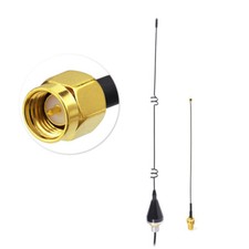 4G LTE Thru Hole Mount Omni Antenna with SMA Male ,15cm IPX U.FL Adapter Cable