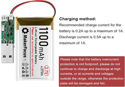 2 STÜCKE Lithium Ionen Akku 1100mAh Vivan Star AR D Ui No Nodemcu ESP32 Entwicklungsplatine Schutzplatine Isoliertes Gummiband Micro Jst 1 25 Mit Stecker 3 7v 1s 3c Lipo 1040534239