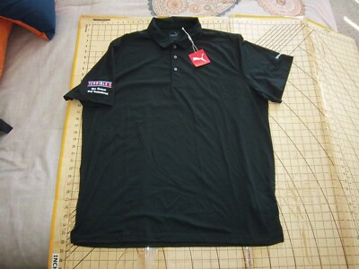 MENS 2XL BLACK PUMA TERRIBLE'S GOLF EVENT POLO SHIRT - NWT