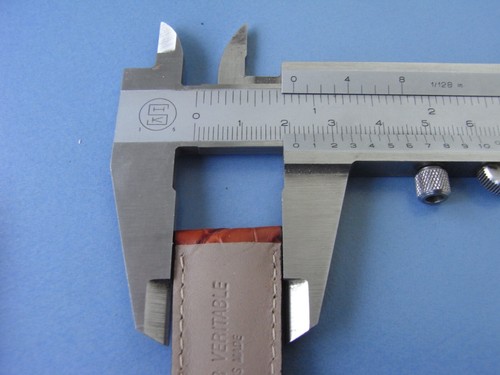 Original Longines Leder leather 21mm Braun ALLIGATOR VERITABLE Uhrenarmband - Bild 3 von 3