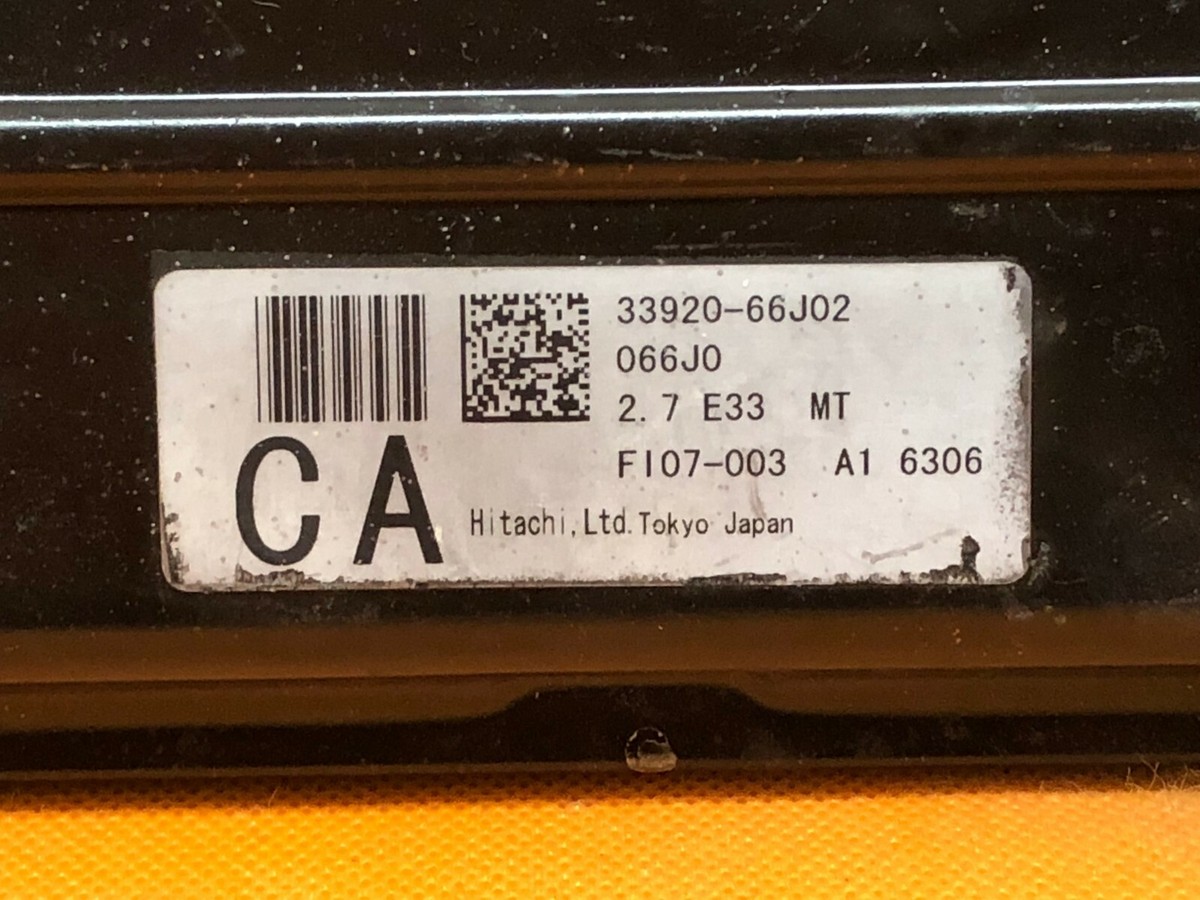 CD 6枚 専用 06 SUZUKI GRAND VITARA 2.7 MT CA ECU ECM PCM
