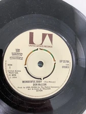 Don McLean.  Wonderful Baby.   7” single. 1974. United artists