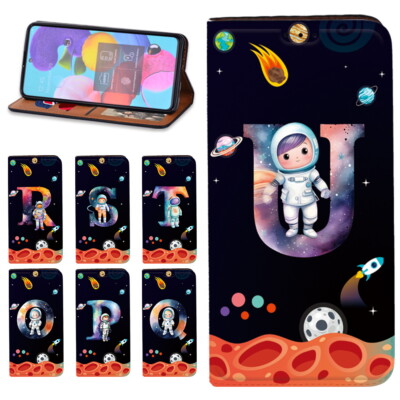 26 Buchstaben Ständer Abdeckung Leder Hülle für Samsung Galaxy S8/S9/S10/S10 Lite/S20