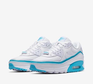 air max 90 undefeated white blue fury