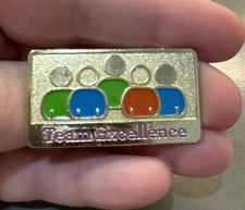 Wells Fargo Employee Lapel Pin - TEAM EXCELLENCE - NOS