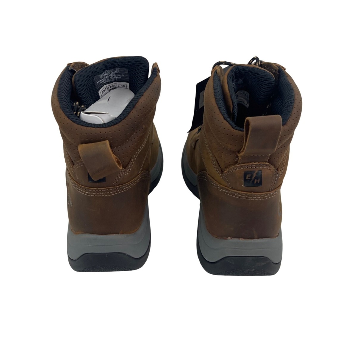 Frye‎ X Coach Jackson Boots Shoes Brown Leather Men\'s 10.5 10.5D 01640 GUC 16421 Steel toe boots main image 3