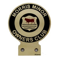Vintage Morris Minor Owners Car Club Frontgrill Abzeichen Aus Messing GEC