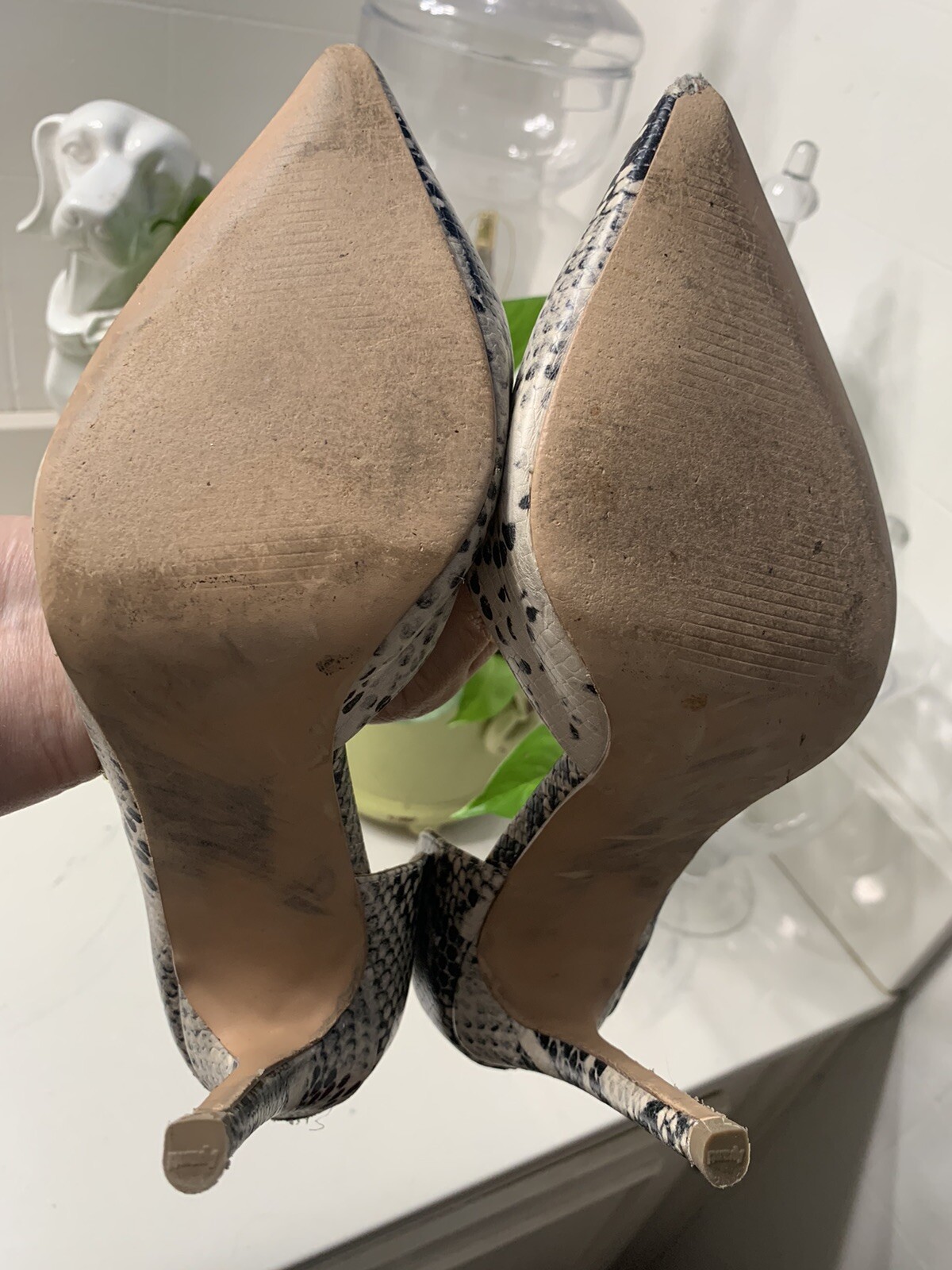 Steve Madden Python Snake Heels 8M - image 12