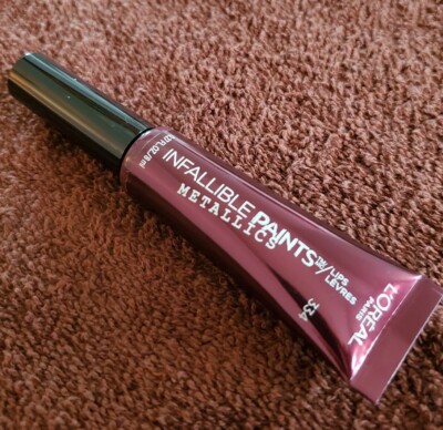New L'Oreal Paris Infallible Paints 334 Smoldering Eclipse Liquid Lipstick