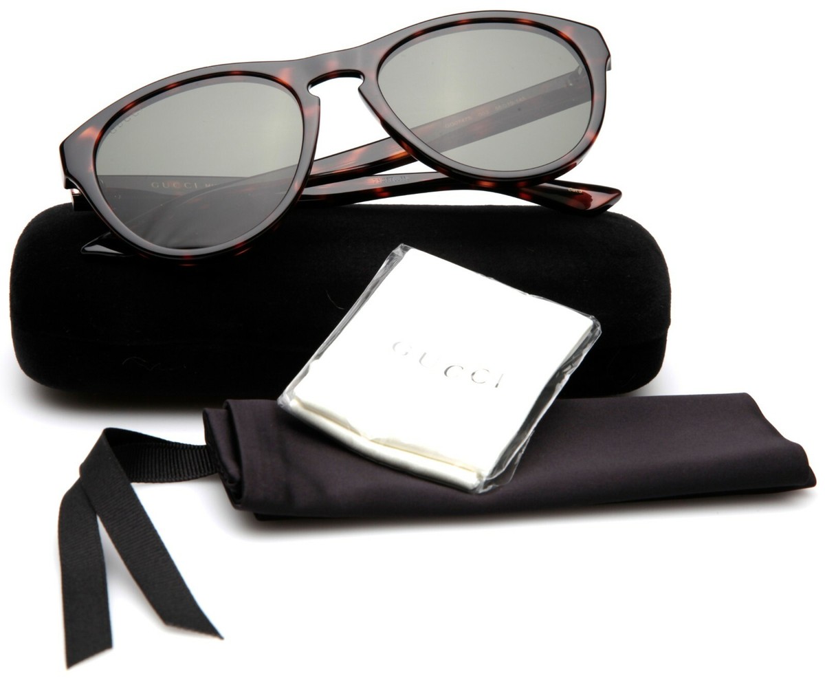 NEW GUCCI GG 0747S 003 HAVANA SUNGLASSES 55-19-145mm ITALY 