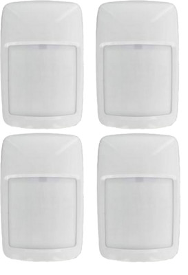 4er Pack Profi PIR Melder mit Look Down Zone für kabelgebundene Einbruchmeldeanlage