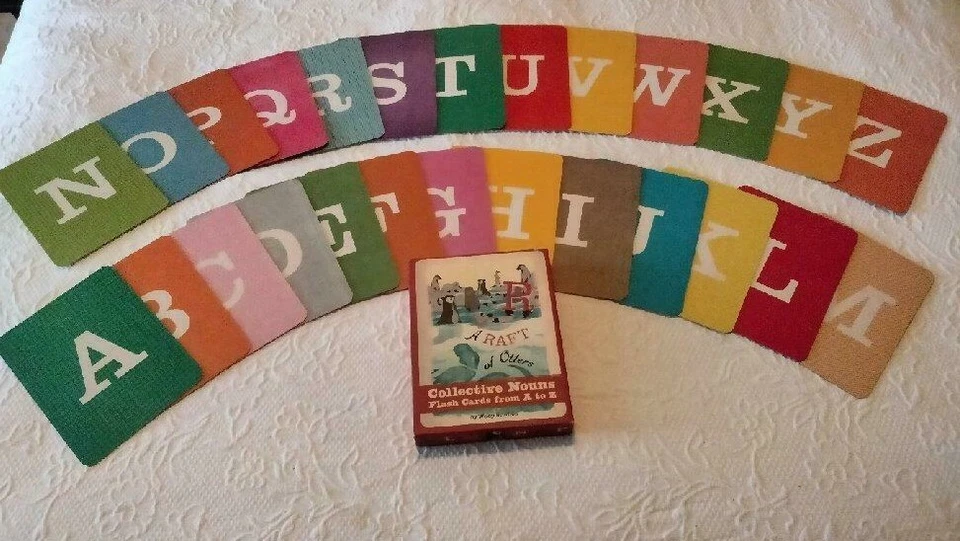 Baby Child Collective Nouns Educational Flash Cards from A to Z Play or Display - Image 4 of 4