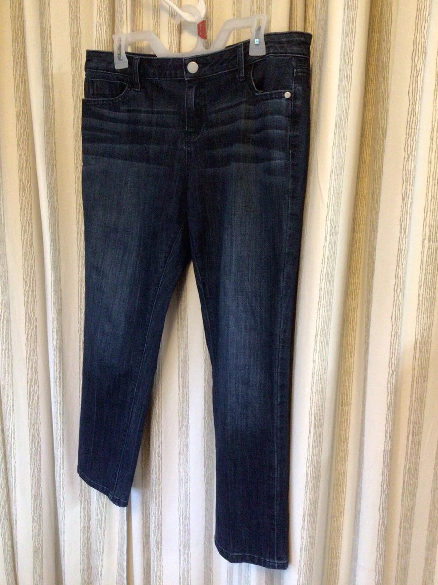 Jeans Capri Simply Vera Wang Taille 6 - Denim, Mi-montant, Occasion Très Bon état