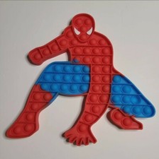 Popit Fidget Toy Push Bubble Sensory Stress Relief Kids Game Spiderman