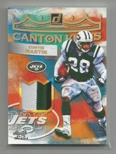 Curtis Martin 2022 Donruss Canton Kings 3 Color JERSEY Patch /49 New York Jets
