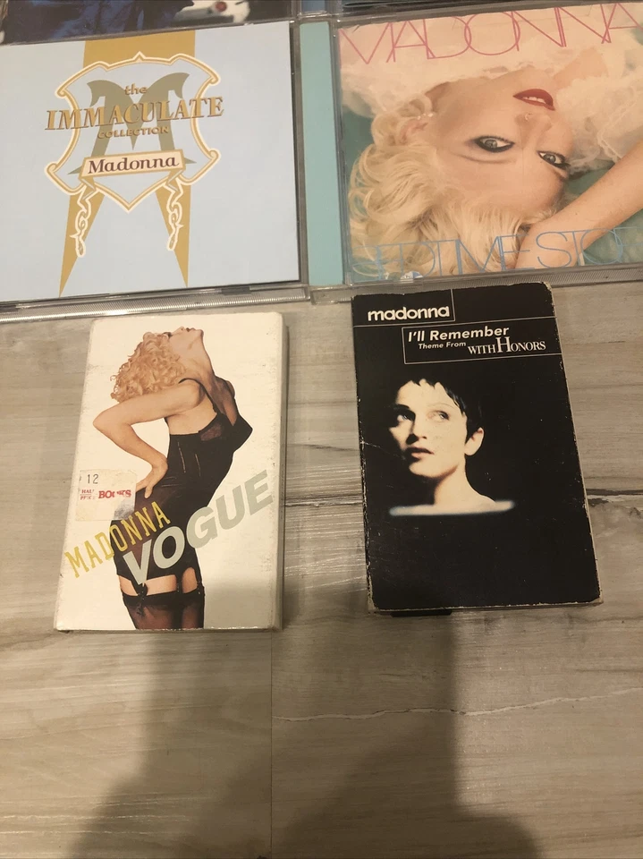 Madonna 4 CD 2 Cassette LOT- I’ll Remember Vogue Music Ray Of Light Bedtime - Image 4 of 4