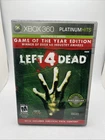 Left 4 Dead Game of the Year Edition - Microsoft Xbox 360 - CIB w/ Manual Tested