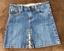Burberry Girls Jean Skirt - Size 6Y - Preowned