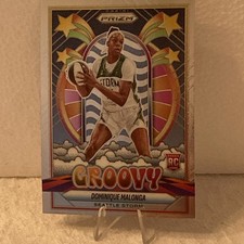 2025 Panini WNBA Prizm Dominique Makinga #8 RC Groovy