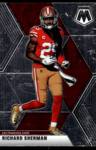 Richard Sherman 2020 Panini Mosaic #176 49ers NFL READ FREE SHIP AutographDen