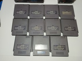 NES Video Game Lot of 41 Lethal Weapon Beetlejuice Pacman Addams Family + More