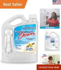 Multi-Surface Shower Cleaner, 64 Oz - Weekly No Scrub Formula with Vanilla Scent