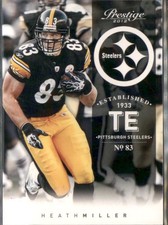 HEATH MILLER #153 2012 Panini Prestige Pittsburgh Steelers NM