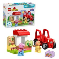LEGO DUPLO Peppa Pig Tractor and Market - Building Toy for Toddlers, Ages 2+ -