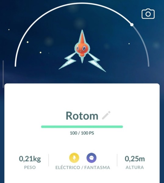 Pokemon Go Rotom  - Motisma (XXL/XXS/Normal)