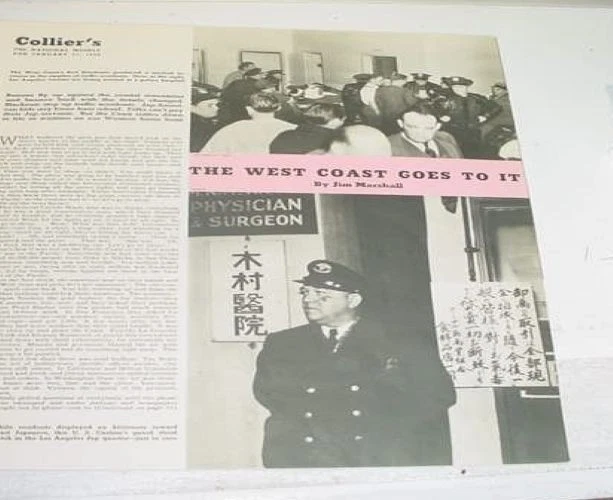 1942 WW2 COLLIERS MAGAZINE ARTHUR SZYK ANTI FASCIST HITLER NAZI COVER - Image 3 of 4