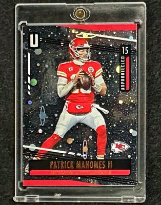 2019 Panini Unparalleled #82 Patrick Mahomes holo foil cosmos case hit SSP