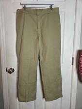 Men's Tan Dickies 874 Original Fit Work Pants Size 38x30 MEASURES DIFFERENTLY 