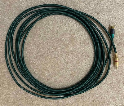 AUDIO QUEST COPPERHEAD SINGLE RCA INTERCONNECT 7.5 METER