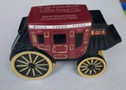 WELLS FARGO STAGECOACH 1998 Heavy Die-Cast Metal Bank Exc Used Condition Vintage — photo 2