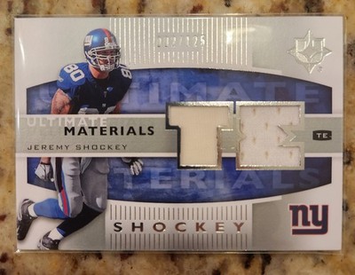 2007 Ultimate Collection - Ultimate Materials Jeremy Shockey #UM-JS /125 (MEM)