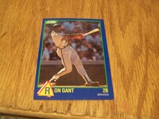 RON GANT ROOKIE 1989 SCORE RISING STAR  BASEBALL CARD #87. rookie card picture