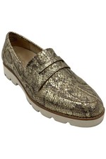 Vionic Women's Cheryl II Loafers Gold Leather