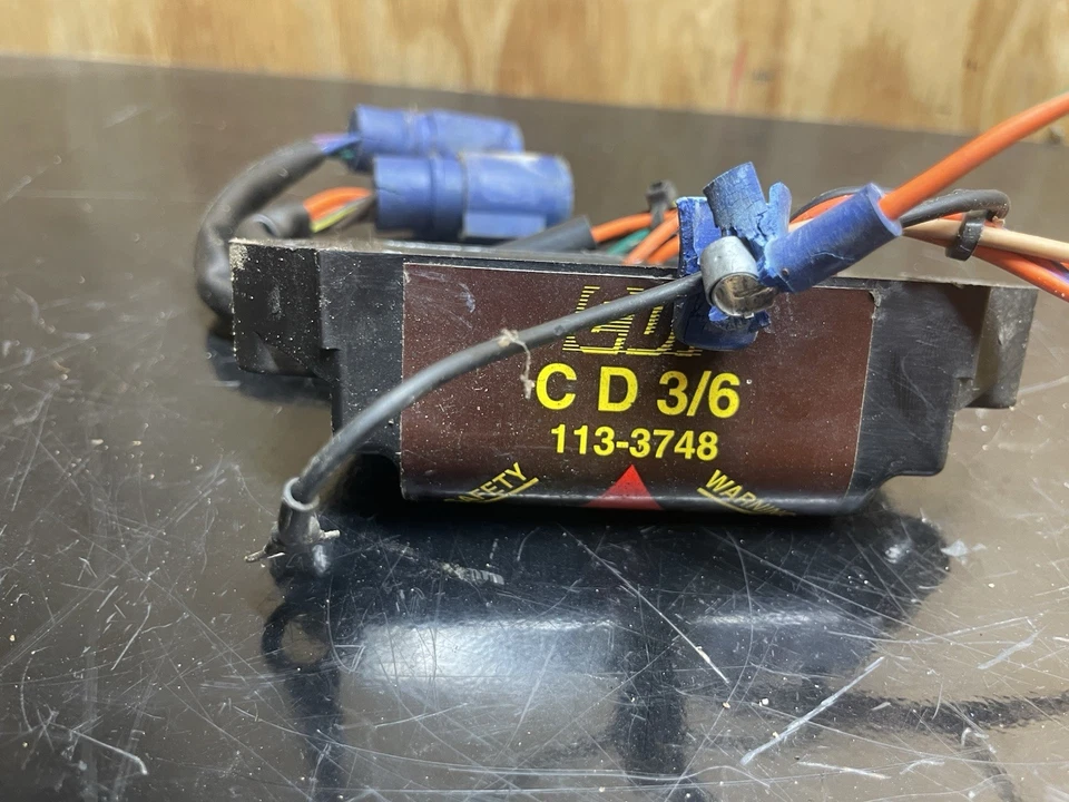 Evinrude Johnson OMC Outboard CDI Power Pack 40 50 60 65 70 HP 3 Cyl ignition - Image 4 of 4